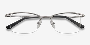 Light Gunmetal Vespid -  Metal Eyeglasses