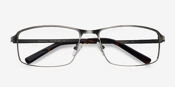 Gunmetal Silver Capacious -  Metal Eyeglasses