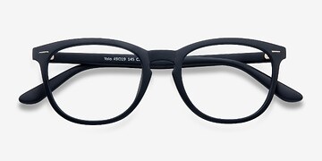 Matte Navy Yolo -  Geek Plastic Eyeglasses