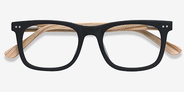 Matte Black Montreal -  Acetate Eyeglasses