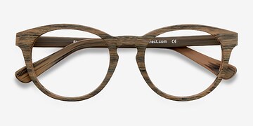 Brown/Striped Stanford -  Plastic Eyeglasses