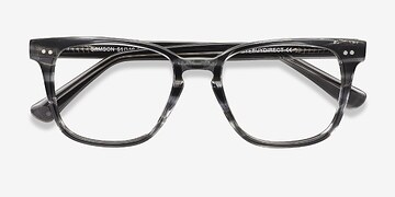  Gray Striped  Samson -  Acetate Eyeglasses