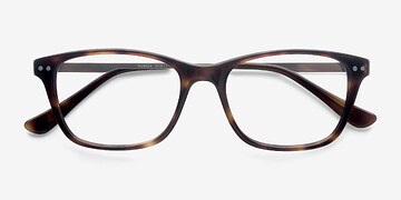 Tortoise Hudson -  Fashion Metal Eyeglasses