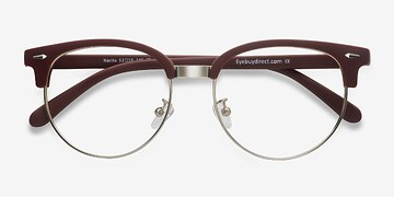 Matte Burgundy Narita -  Vintage Plastic Eyeglasses