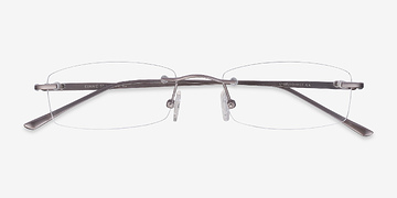 Gunmetal Connie -  Lightweight Metal Eyeglasses