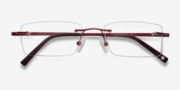 Red Pinnacle -  Lightweight Titanium Eyeglasses
