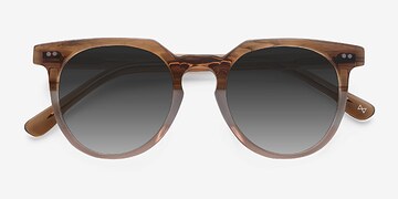Neapolitan Shadow -  Vintage Acetate Sunglasses