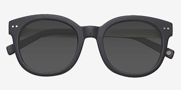 Matte Black Till Sunset -  Acetate, Metal Sunglasses