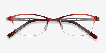 Red Pearl -  Colorful Metal Eyeglasses