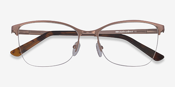 Rose Gold Kira -  Vintage Metal Eyeglasses