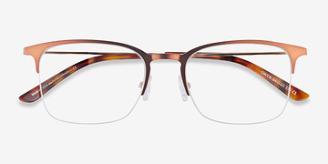 Coffee Owen -  Metal Eyeglasses