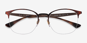 Tortoise Gold Ray-Ban RB6422 -  Metal Eyeglasses