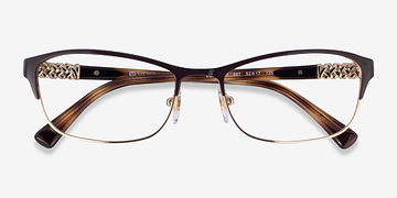 Brown Pale Gold Vogue Eyewear VO4057B -  Metal Eyeglasses