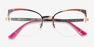 Pink Purple Rose Gold Vogue Eyewear VO4153 -  Metal Eyeglasses