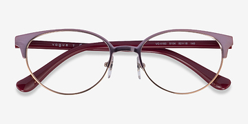 Brushed Pink Rose Gold Vogue Eyewear VO4160 -  Metal Eyeglasses