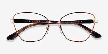 Tortoise Gold Vogue Eyewear VO4195 -  Metal Eyeglasses