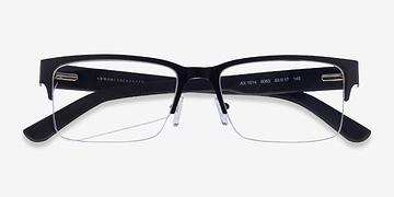 Matte Black Armani Exchange AX1014 -  Metal Eyeglasses