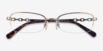 Light Gold Coach HC5097 -  Metal Eyeglasses