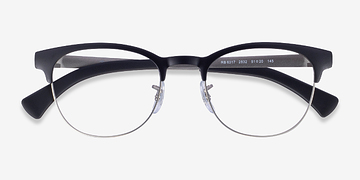 Black Silver Ray-Ban RB6317 -  Metal Eyeglasses