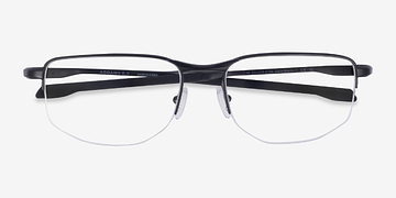 Satin Black Oakley Addams 0.5 -  Metal Eyeglasses