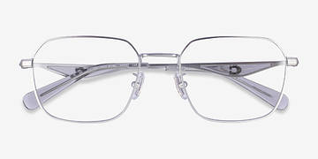 Satin Silver Coach HC5186 -  Metal Eyeglasses