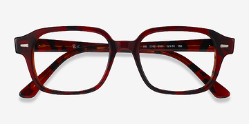Red Havana Ray-Ban RB5382 -  Acetate Eyeglasses