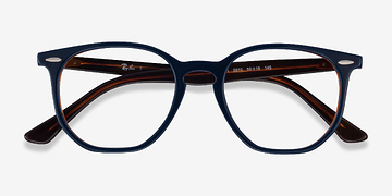 Blue Tortoise Ray-Ban RB7151 -  Classic Acetate Eyeglasses