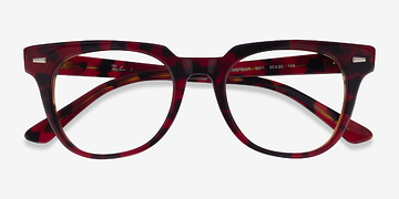 Red Tortoise Ray-Ban Meteor -  Acetate Eyeglasses