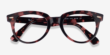 Pink Tortoise Ray-Ban RB2199V Orion -  Acetate Eyeglasses