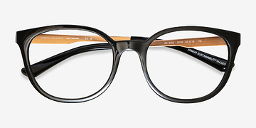 Shiny Black Armani Exchange AX3104 -  Eco Friendly Eyeglasses