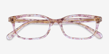 Pink Floral Coach HC6174 -  Acetate Eyeglasses