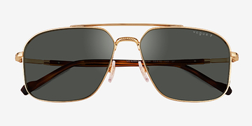 Gold Vogue Eyewear VO4289S -  Metal Sunglasses