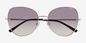Shiny Silver Vogue Eyewear VO4255S -  Metal Sunglasses