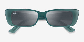 Clear Shiny Green Ray-Ban RB4425 Teru -  Plastic Sunglasses