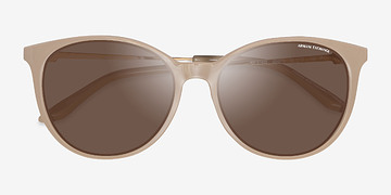 Shiny Brown Armani Exchange AX4140S -  Eco Friendly Sunglasses