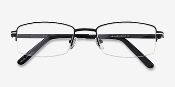 Black Brian -  Classic Metal Eyeglasses