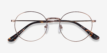 Rose Gold Bistro -  Vintage Metal Eyeglasses