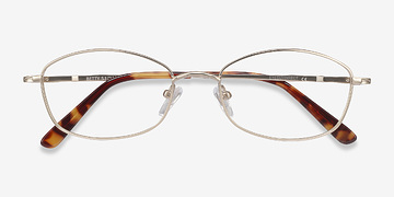 Gold Betty -  Lightweight Metal Eyeglasses
