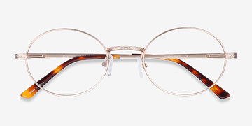 Gold Equinox -  Vintage Metal Eyeglasses
