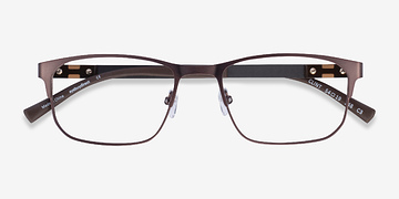 Brown Clint -  Metal Eyeglasses