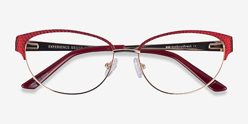 Red Gold Experience -  Colorful Metal Eyeglasses