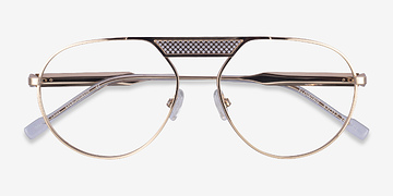 Gold Flowing -  Metal Eyeglasses