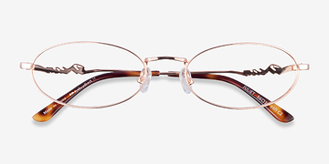 Rose Gold Juliet -  Metal Eyeglasses