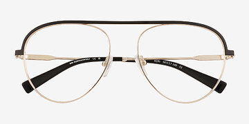 Black Gold Kori -  Metal Eyeglasses