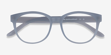 Matte Blue Grace -  Plastic Eyeglasses