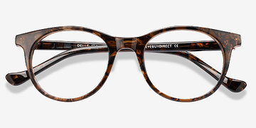 Brown Floral Delle -  Acetate Eyeglasses