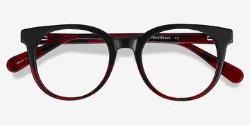Black Red Rialto -  Acetate Eyeglasses