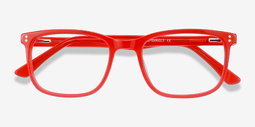 Red Lugano -  Fashion Acetate Eyeglasses