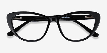 Black Yvonne -  Acetate Eyeglasses