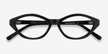 Black Passion -  Vintage Acetate Eyeglasses